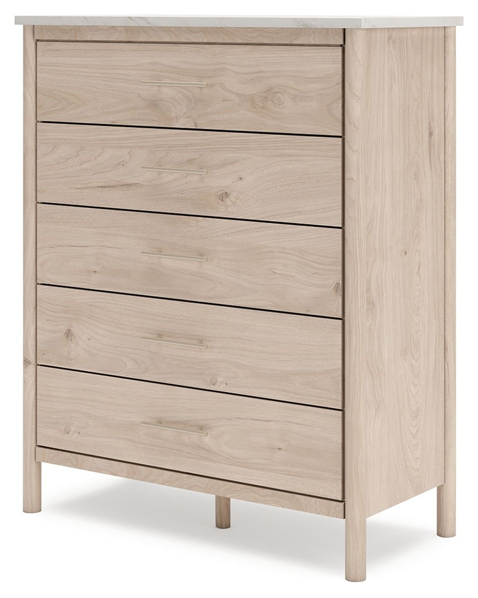 Cadmori - Five Drawer Wide Chest - Two-Tone - Image 4