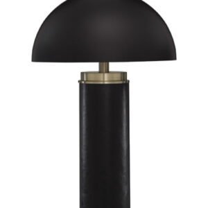 Lemland - Metal Table Lamp - Black / Gold Finish