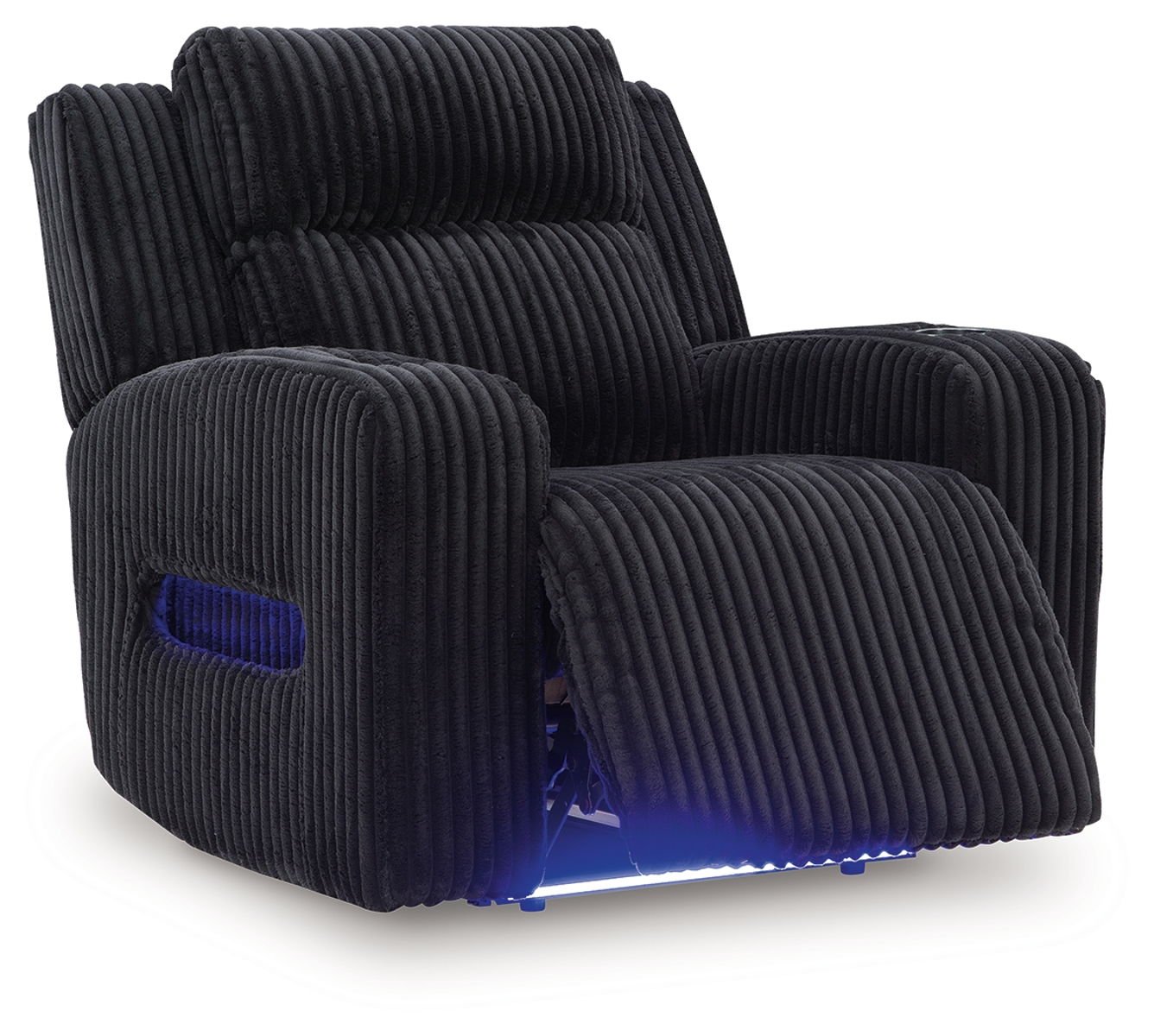 Forest Lake - Power Recliner With Adj Headrest - Black - Image 2