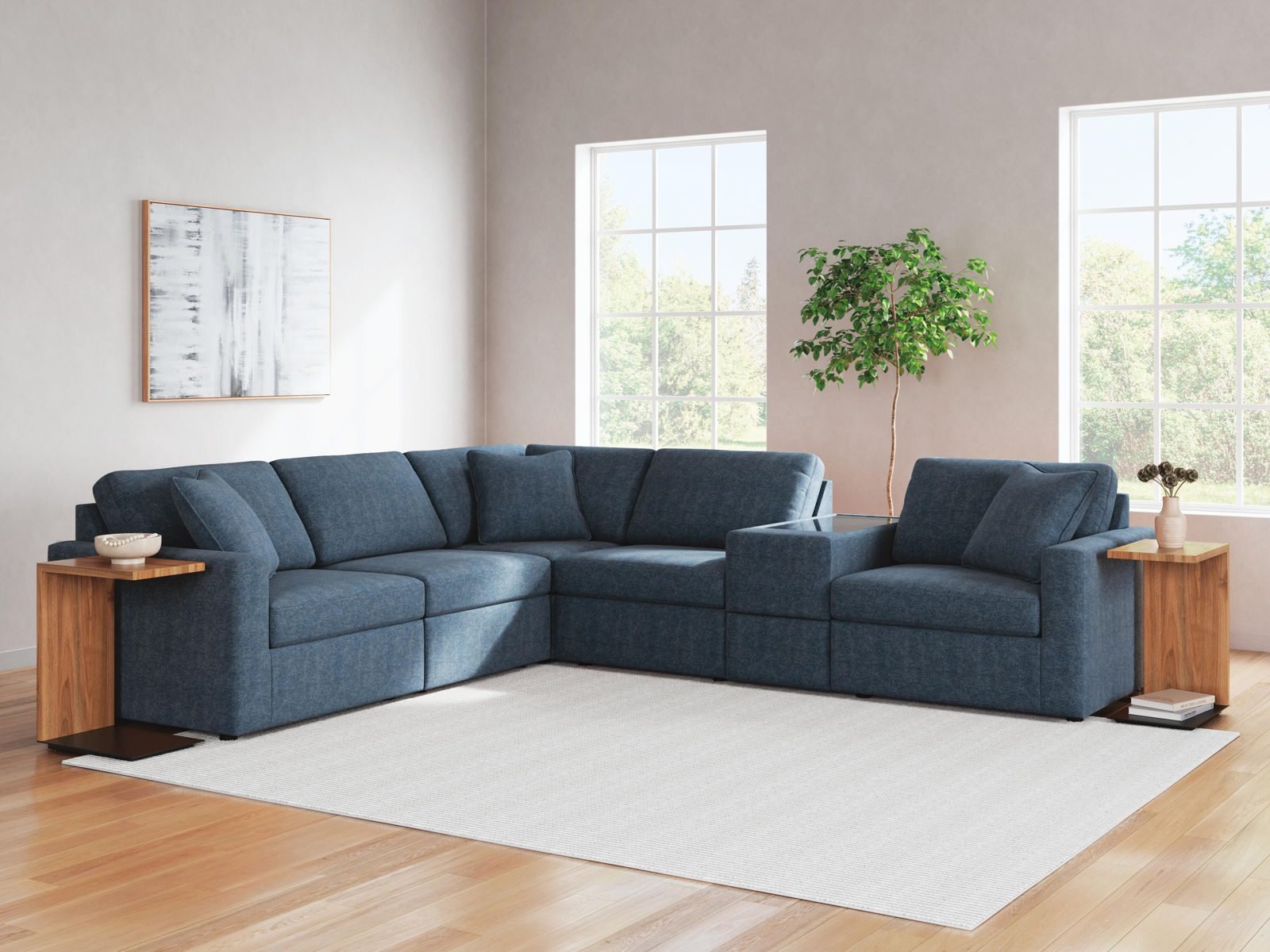 Modmax - L-Shaped Sectional - Ink - Image 8