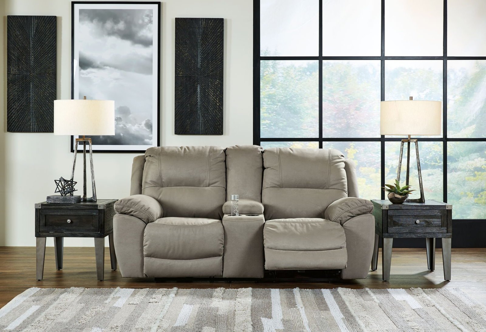 Next-Gen Gaucho - 2 Pc. - Reclining Sofa, Loveseat - Putty - Image 3