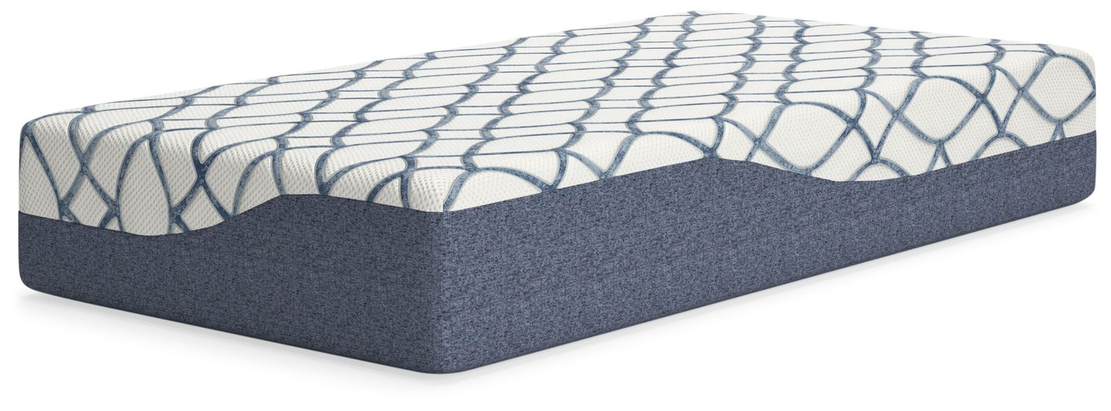 12 Inch Chime Elite 2.0 - Twin Mattress - White / Blue