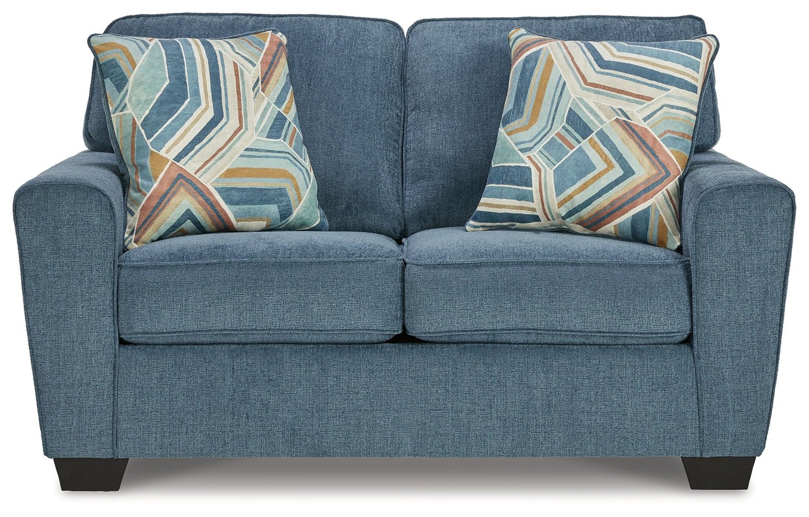 Cashton - Loveseat - Blue - Image 4