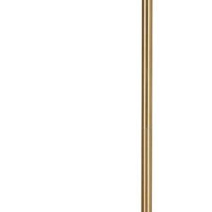 Abanson - Metal Floor Lamp - Amber / Gold Finish