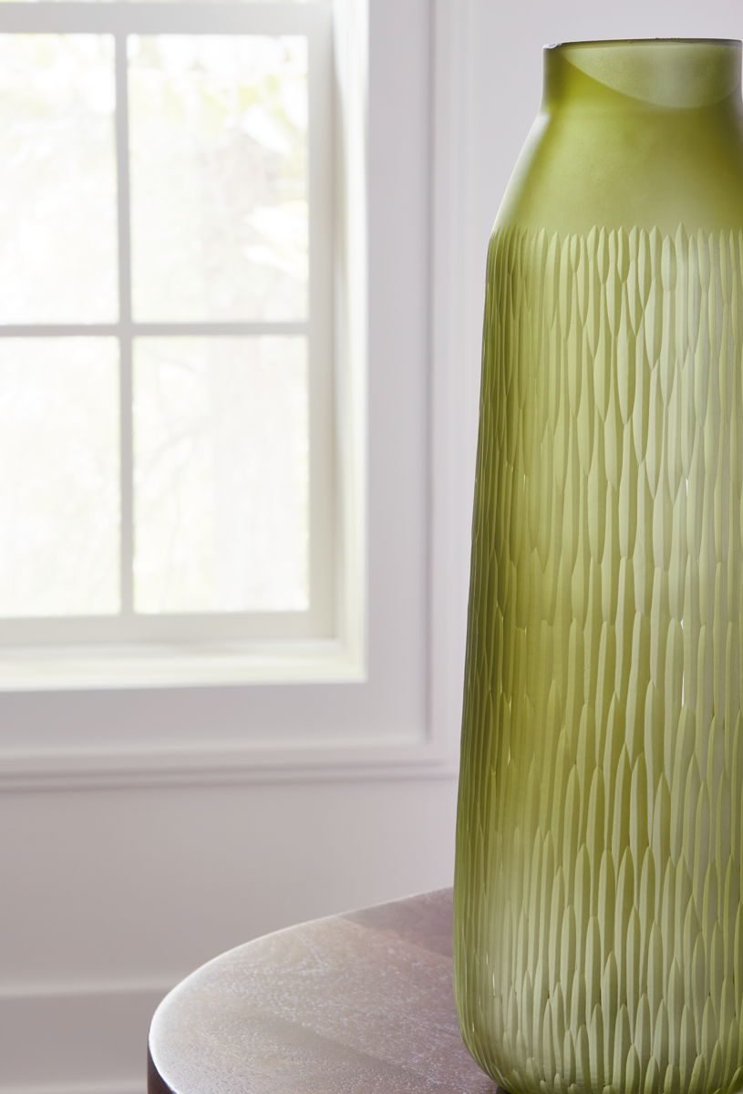 Scottyard - Vase - 17" - Olive Green - Image 4