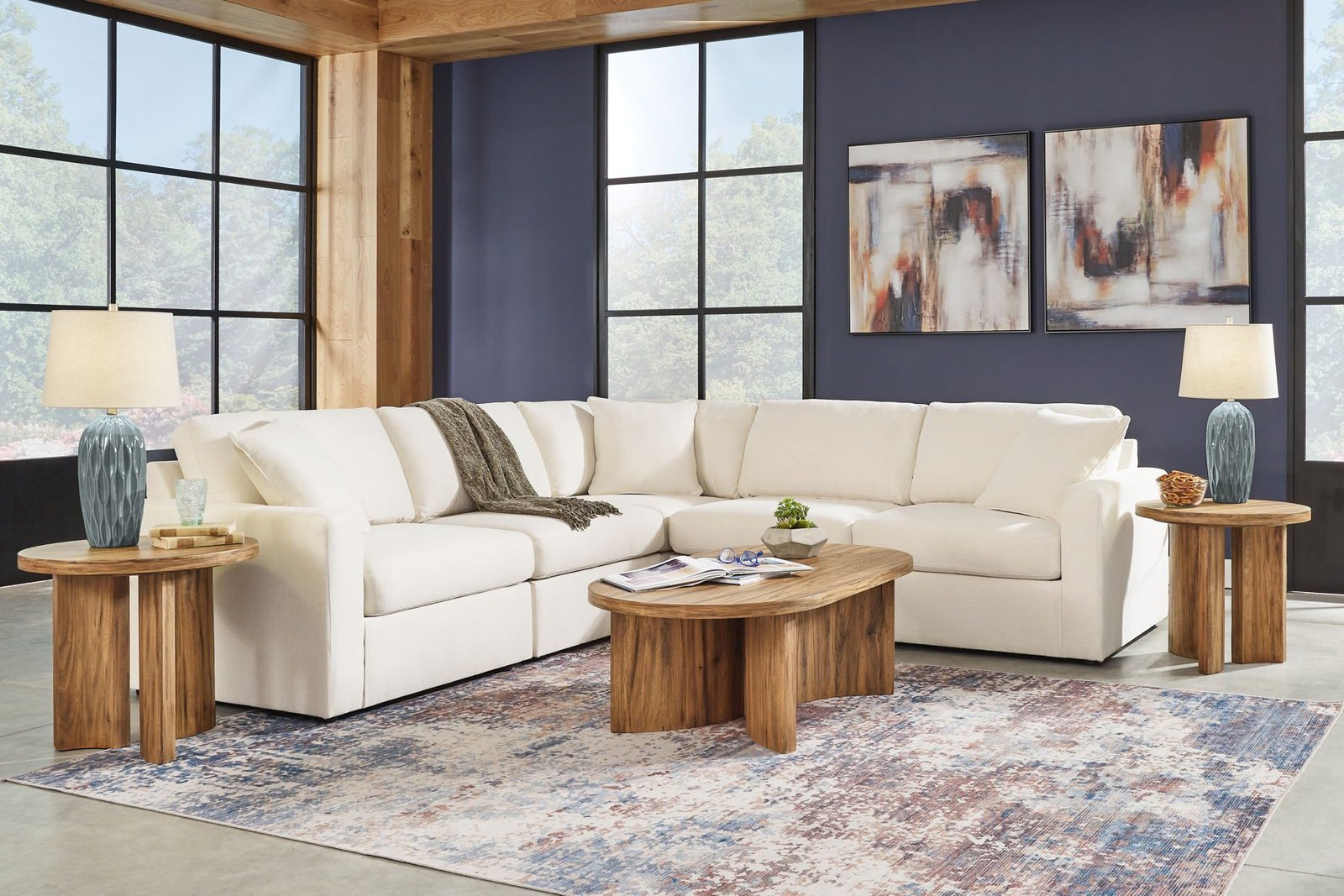 Modmax - Symmetrical Sectional - Oyster - Image 5