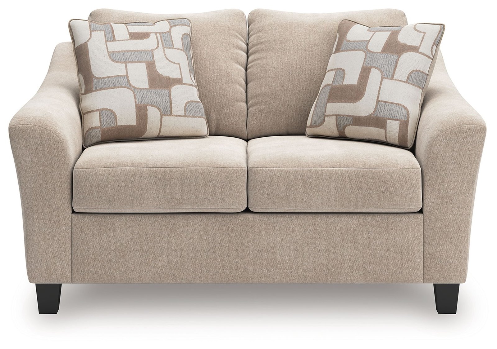 Willarae - Loveseat - Taupe - Image 3