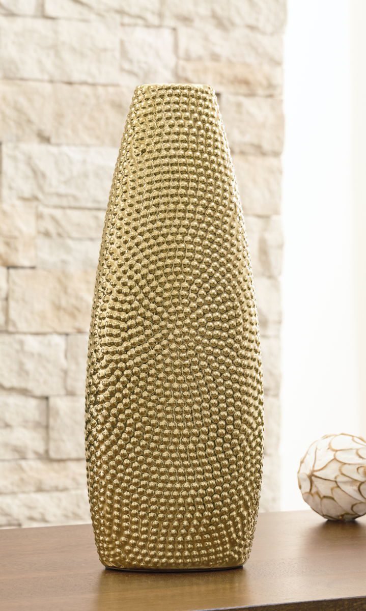 Efim - Vase - 13.75" - Gold Finish - Image 4