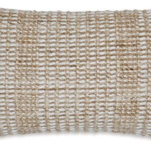 Hathby - Pillow (Set of 4) - Tan / White