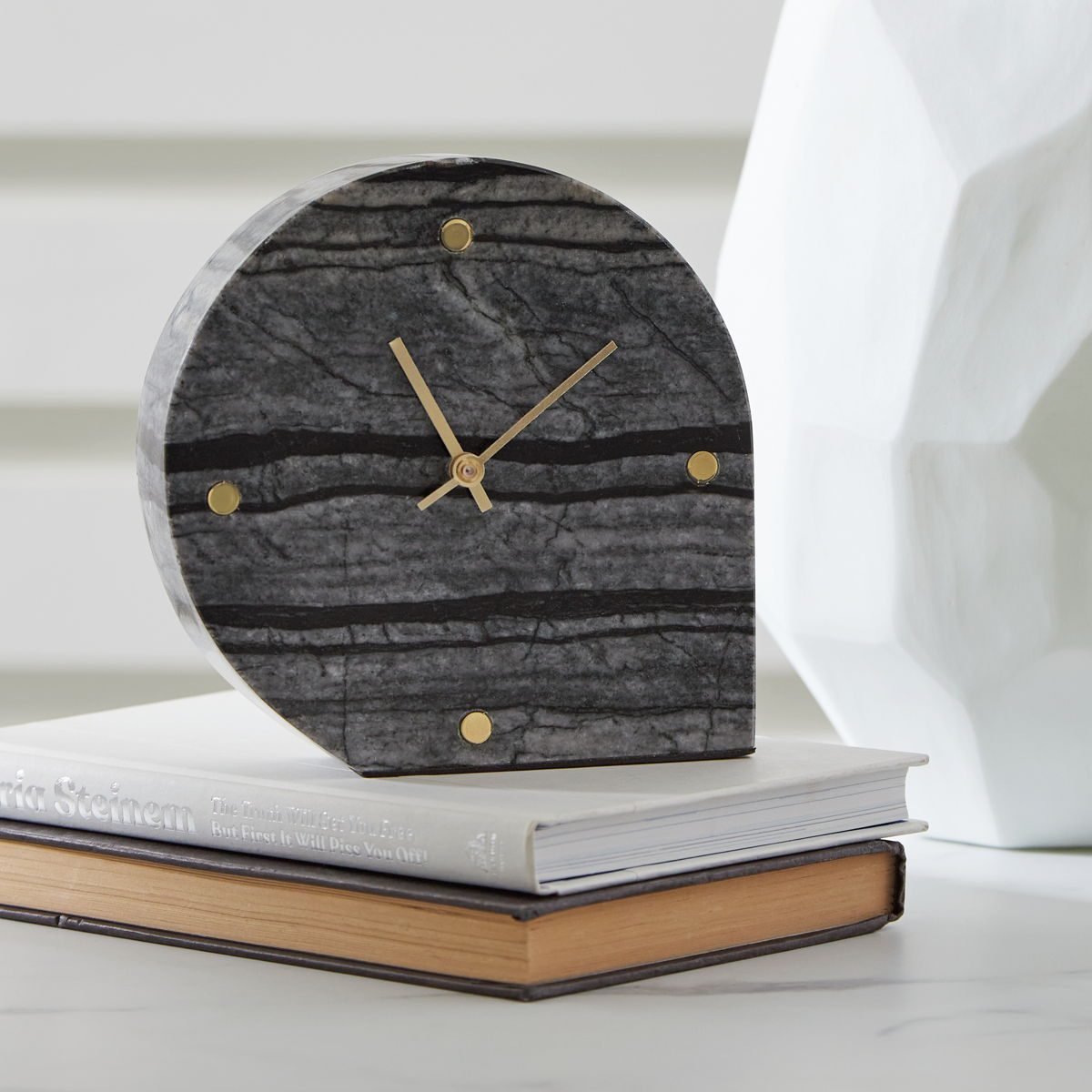 Janmour - Table Clock (Set of 2) - Black - Image 4
