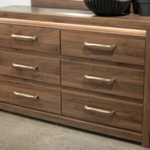 Janfyn - Six Drawer Dresser - Brown