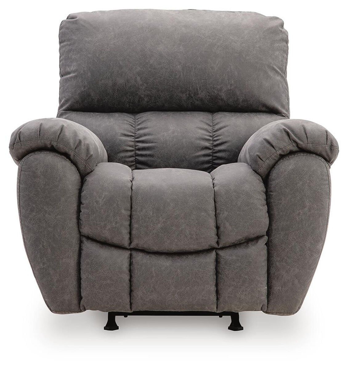 Bakerstein - Power Rocker Recliner With Adjustable Headrest - Galaxy - Image 4