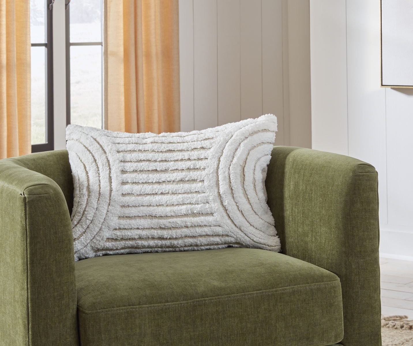 Farissen - Pillow (Set of 4) - White / Tan - Image 2