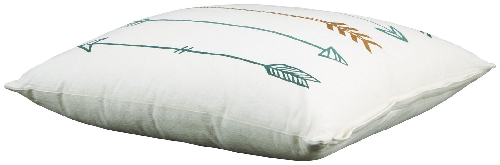 Gyldan - Pillow (Set of 4) - White / Teal / Gold - Image 3