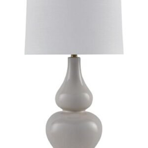 Weswick - Ceramic Table Lamp - Cream / Gold Finish