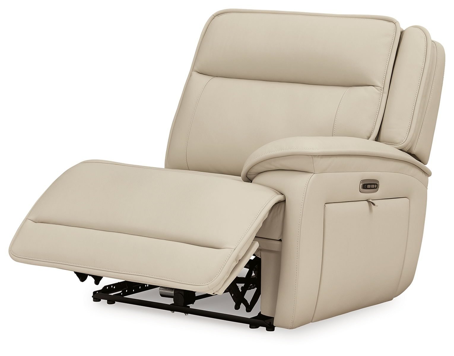 Double Deal - 4-Piece Power Reclining Sectional - Almond - Image 2
