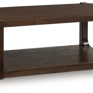 Breckington - Rectangle Cocktail Table - Dark Brown