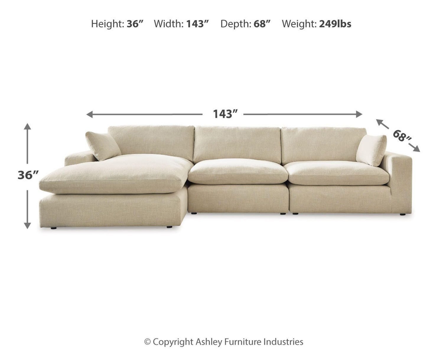 Elyza - 3 Piece Sectional - Image 5