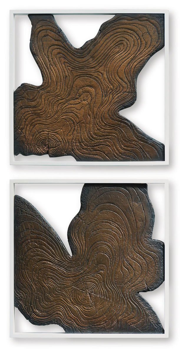 Landley - Wall Decor Set (Set of 2) - Brown / White - Image 3