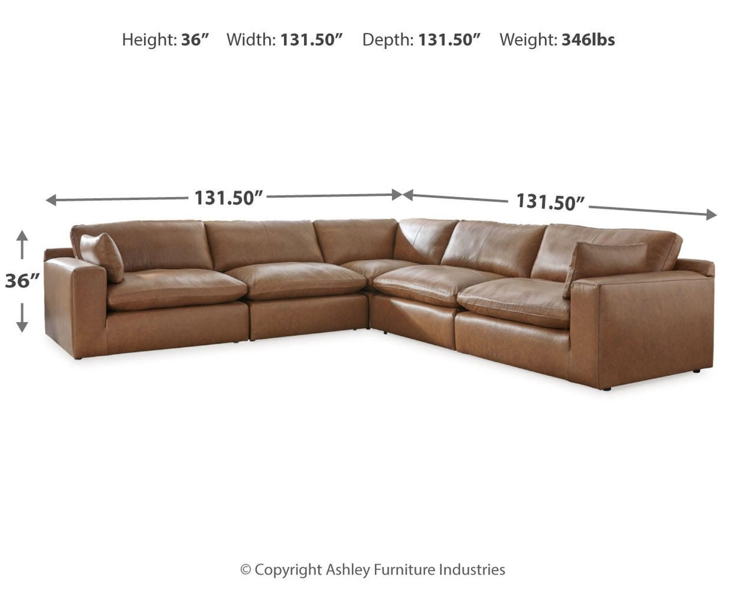 Emilia - 5 Piece Sectional - Image 2
