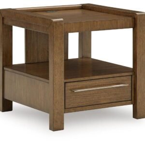 Marxmore - Square End Table - Brown