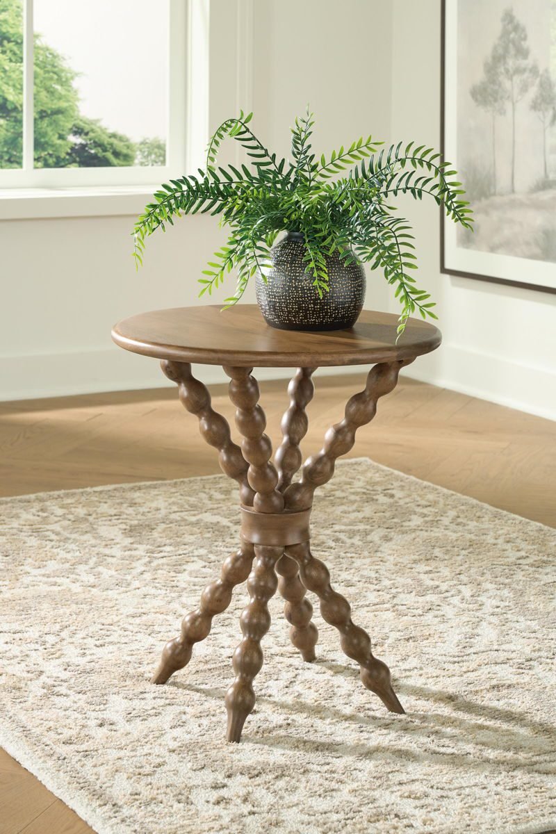 Jadner - Accent Table - Light Brown - Image 3