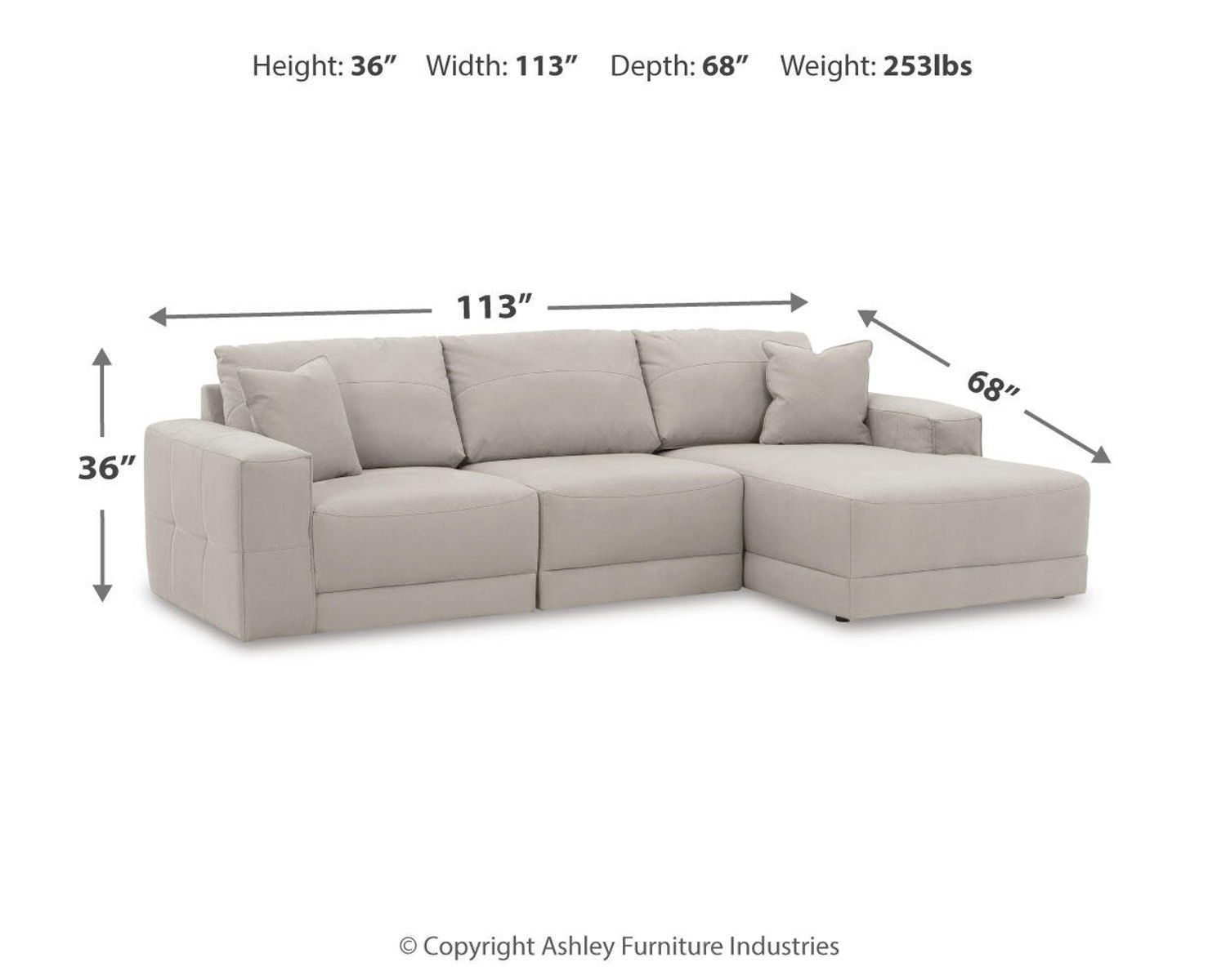 Next-Gen Gaucho - 3 Piece Sectional - Image 8