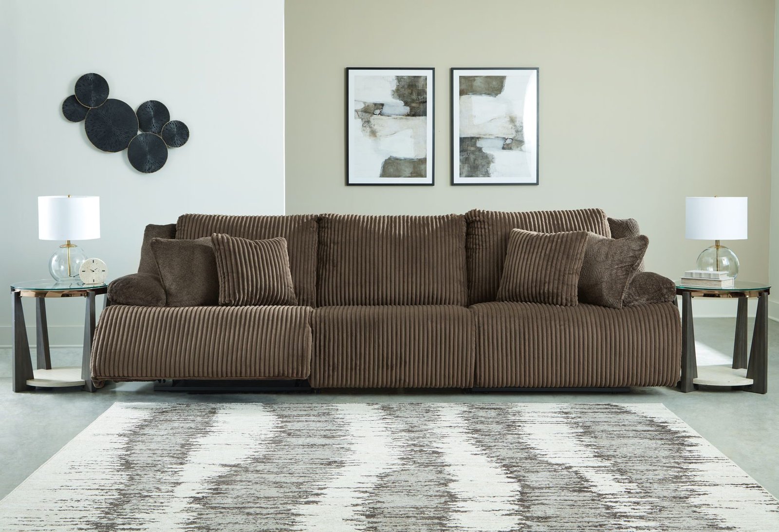 Top Tier - 3 Piece Reclining Sectional - Image 6