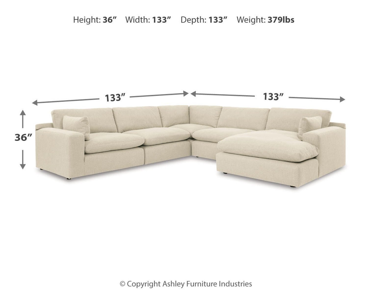 Elyza - 5 Piece Sectional - Image 8