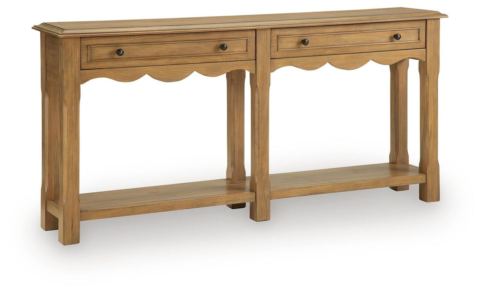 Whitmund - Console Sofa Table - Light Brown