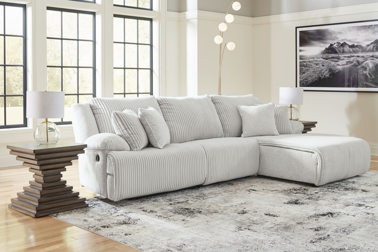 Top Tier - 3 Piece Reclining Sectional - Image 27