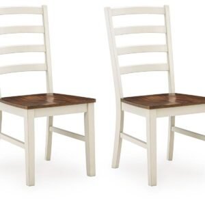 Brinfern - Dining Room Side Chair (Set of 2) - Brown / Antique White
