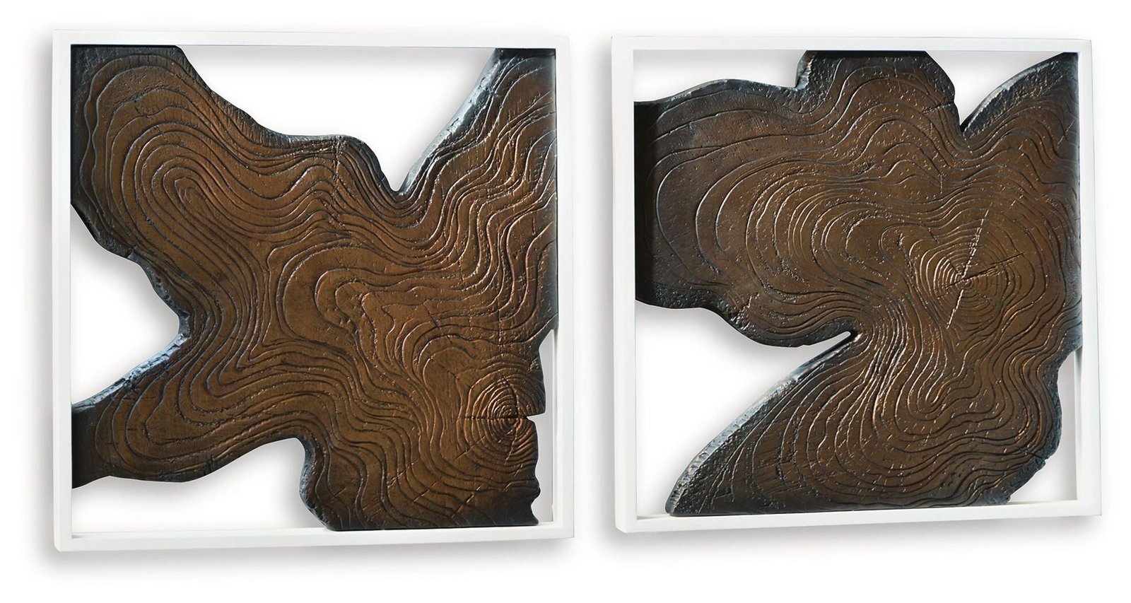 Landley - Wall Decor Set (Set of 2) - Brown / White - Image 4