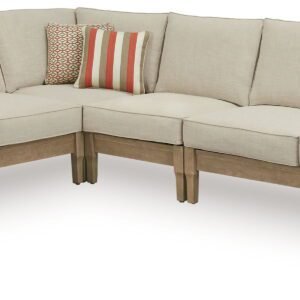 Clare View - 4-Piece Outdoor Sectional - Beige