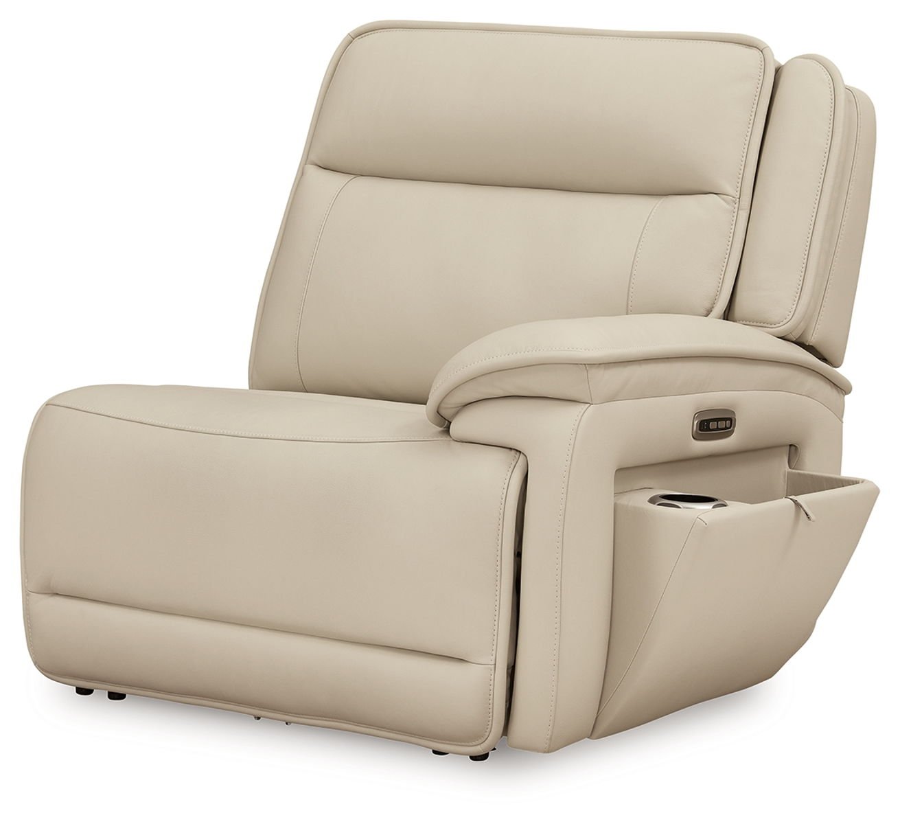 Double Deal - 4-Piece Power Reclining Sectional - Almond - Image 3