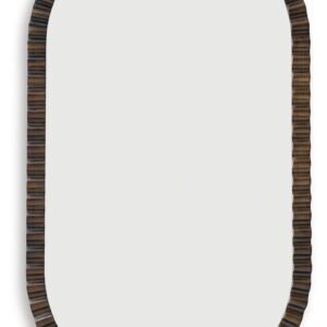 Clorington - Accent Mirror - Dark Brown