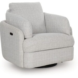 Alainmont Next-Gen Nuvella - Swivel Power Recliner - Stone