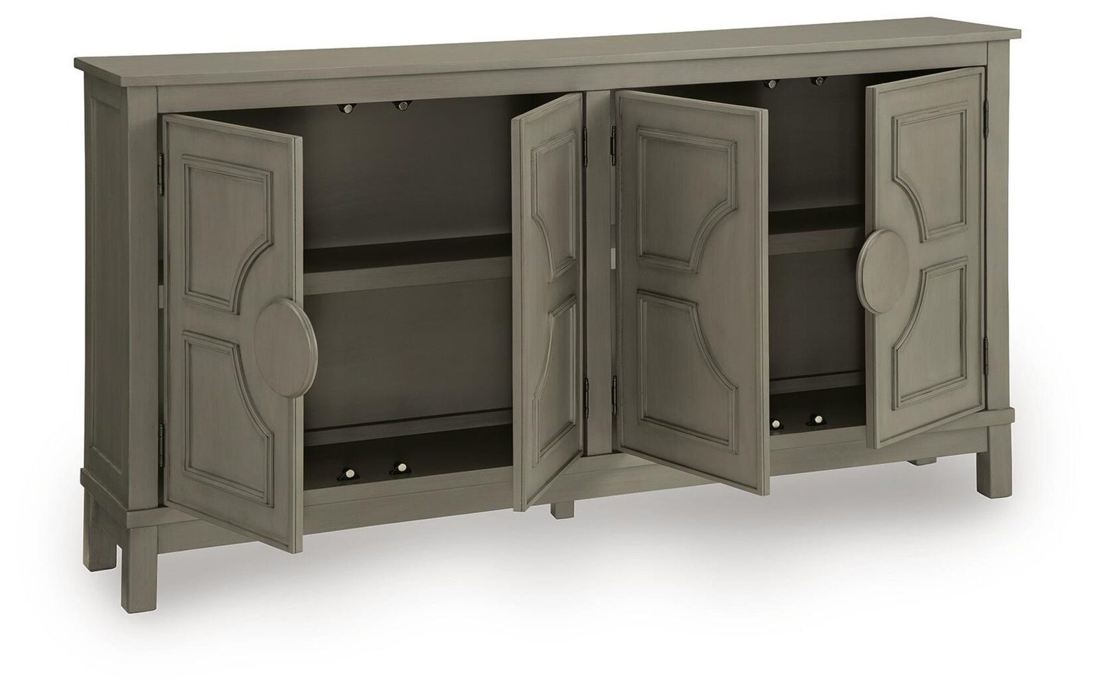 Darlock - Accent Cabinet - Warm Gray - Image 2