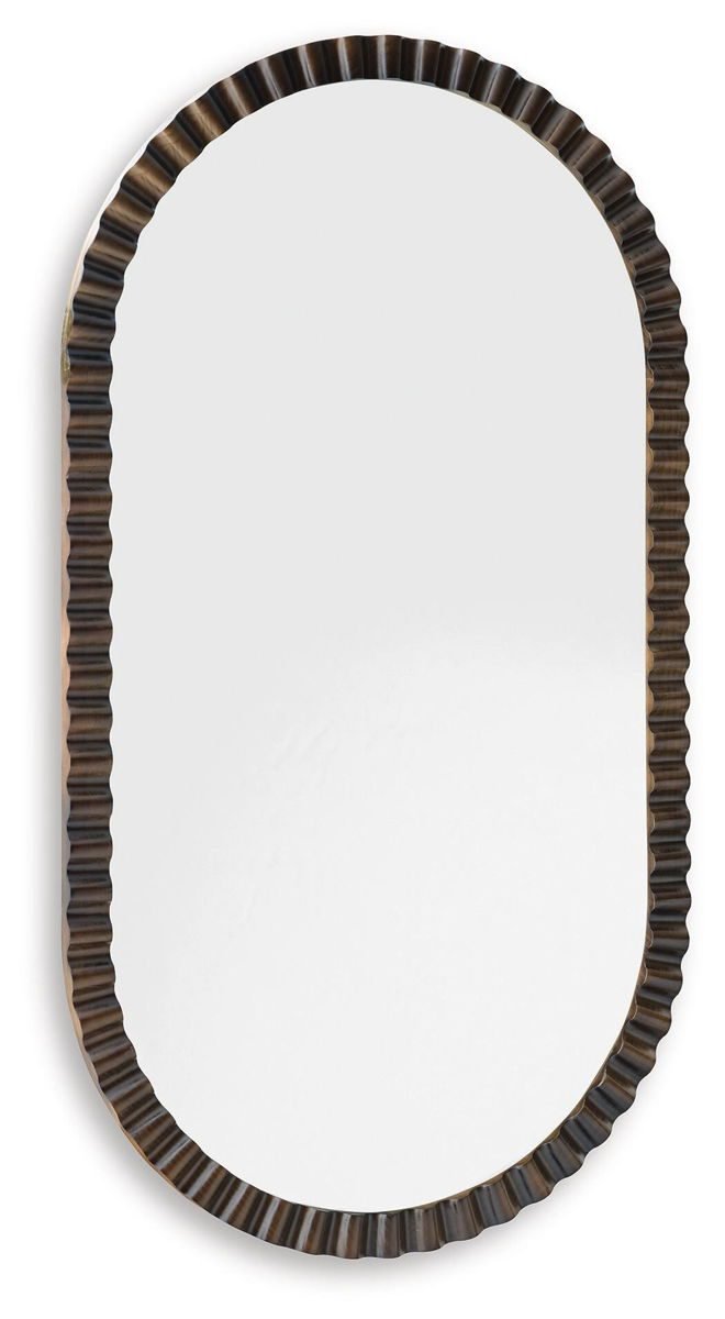 Clorington - Accent Mirror - Dark Brown - Image 2