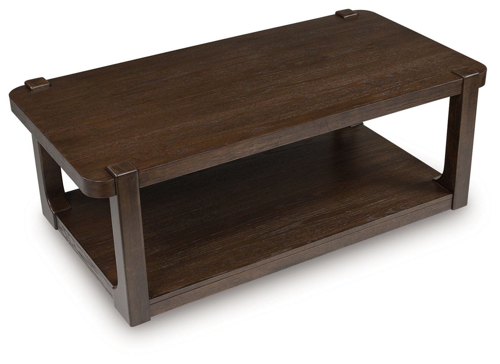 Breckington - Rectangle Cocktail Table - Dark Brown - Image 3