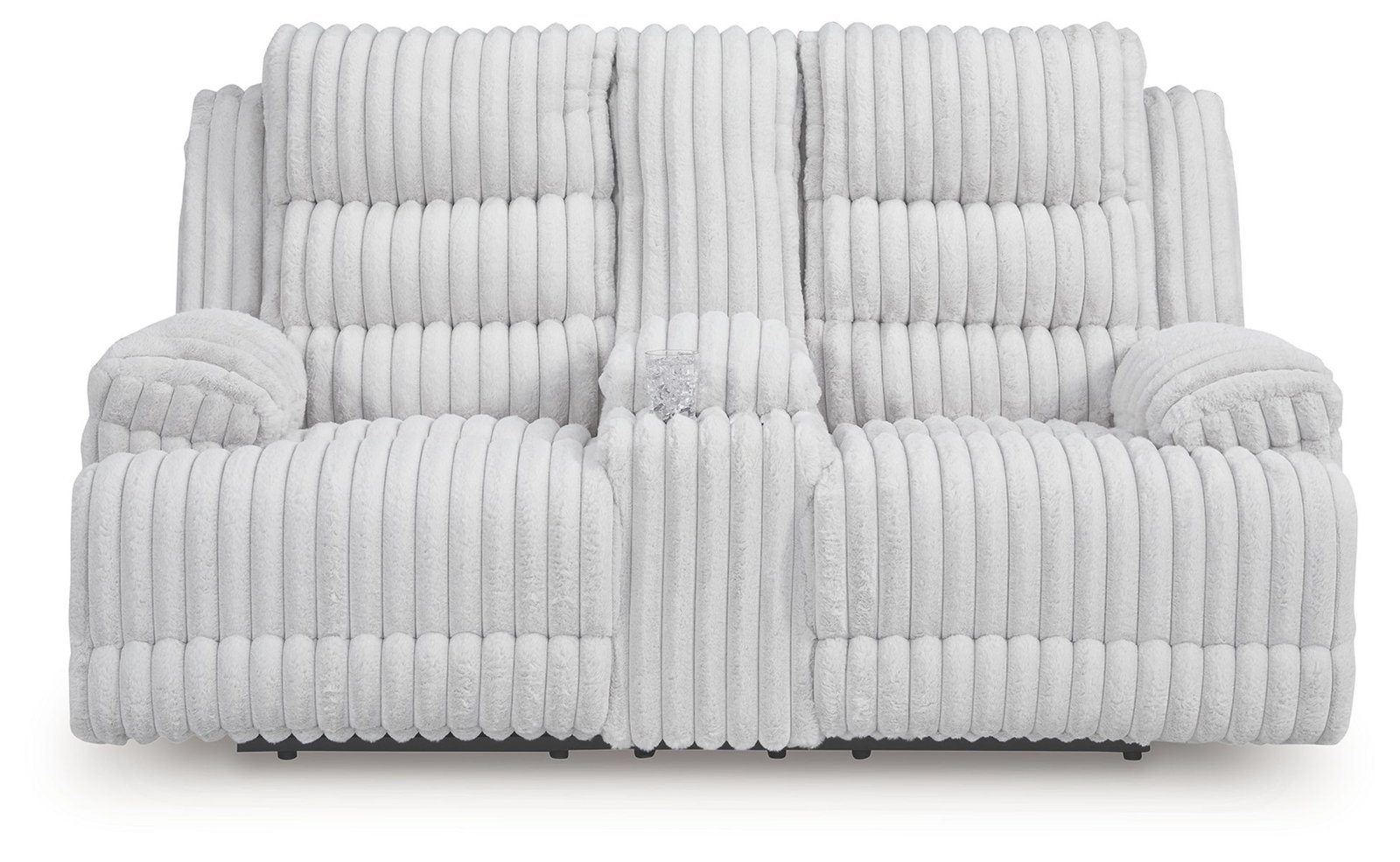 Rhines Falls - 2 Pc. - Power Reclining Sofa And Loveseat - Alloy - Image 3