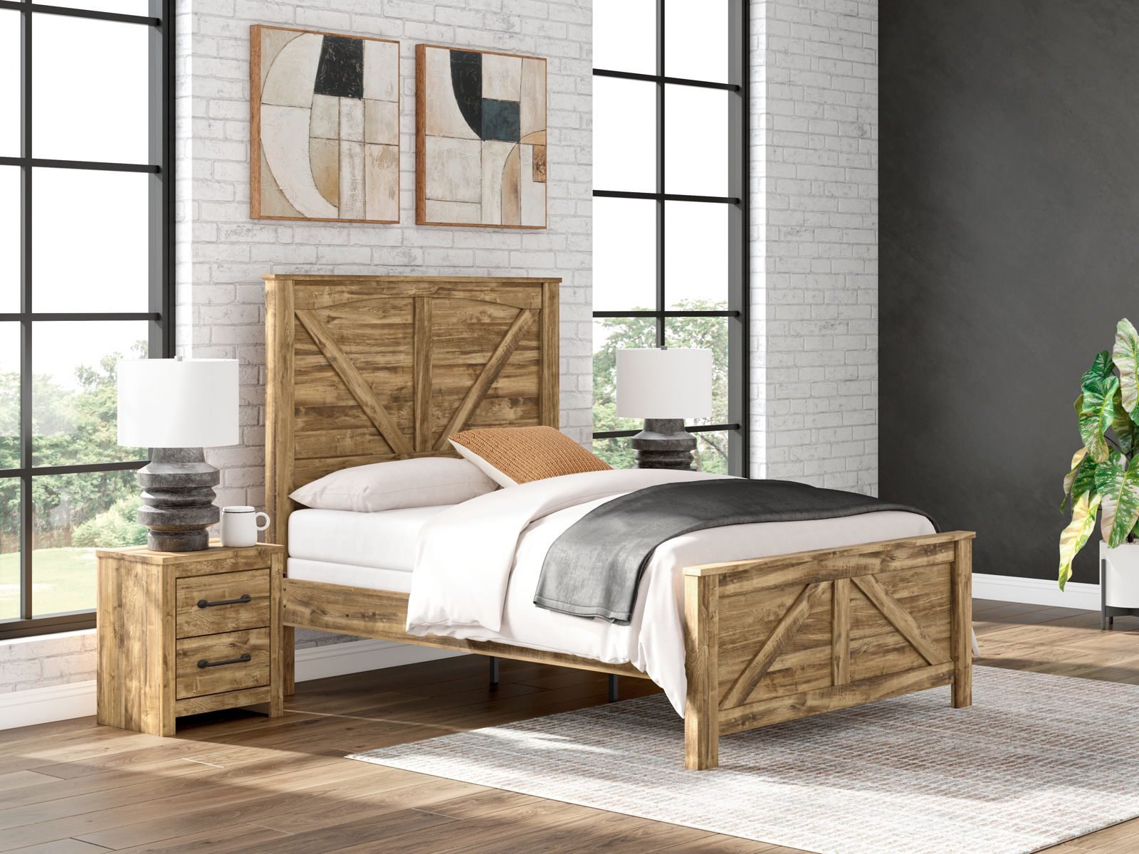 Maystonna - Crossbuck Panel Bed - Image 4