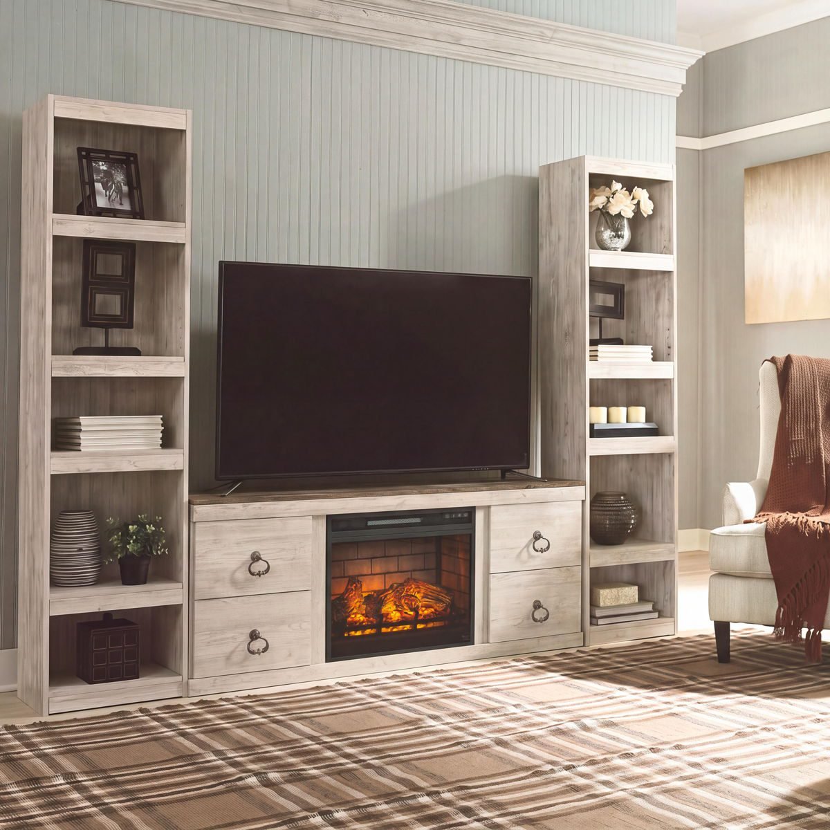 Willowton - Entertainment Center With Fireplace Option - Image 12