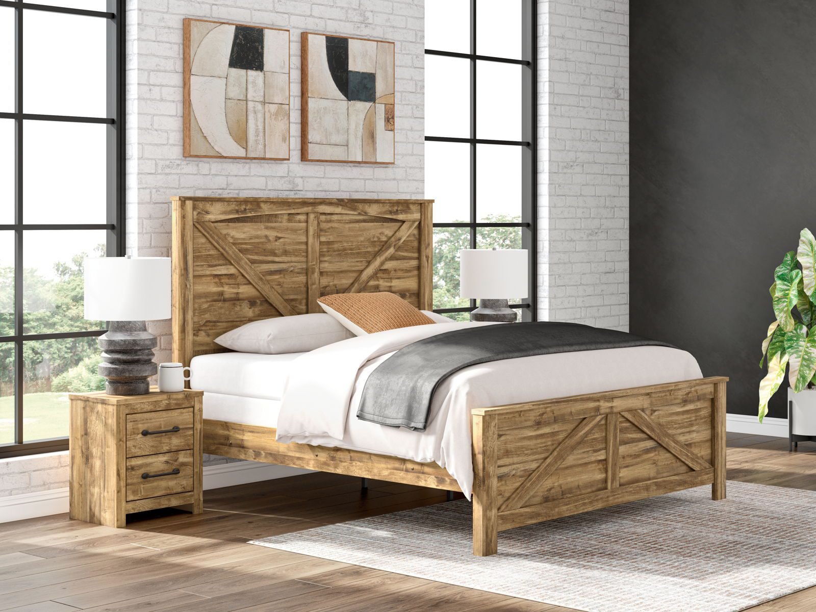 Maystonna - Crossbuck Panel Bed - Image 3