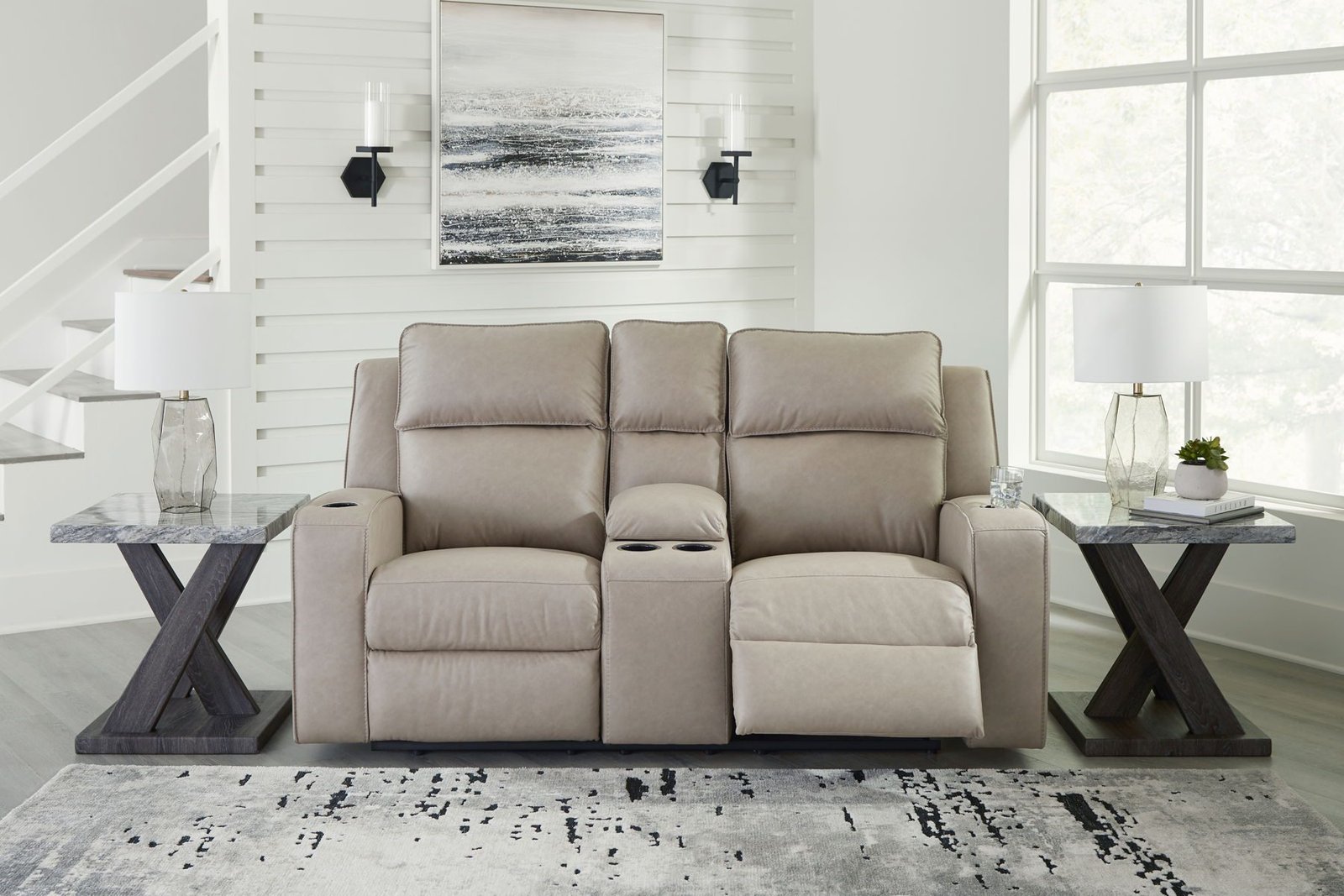 Lavenhorne - Double Reclining Loveseat With Console - Image 5