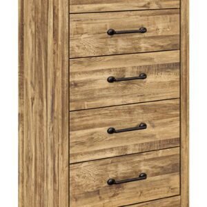 Maystonna - Five Drawer Chest - Brown