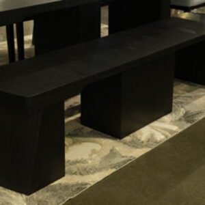 Haldenwick - Extra Large Dining Room Bench - Black