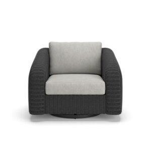 Baymont Cove - Swivel Glider Chair With Cushion - Gray
