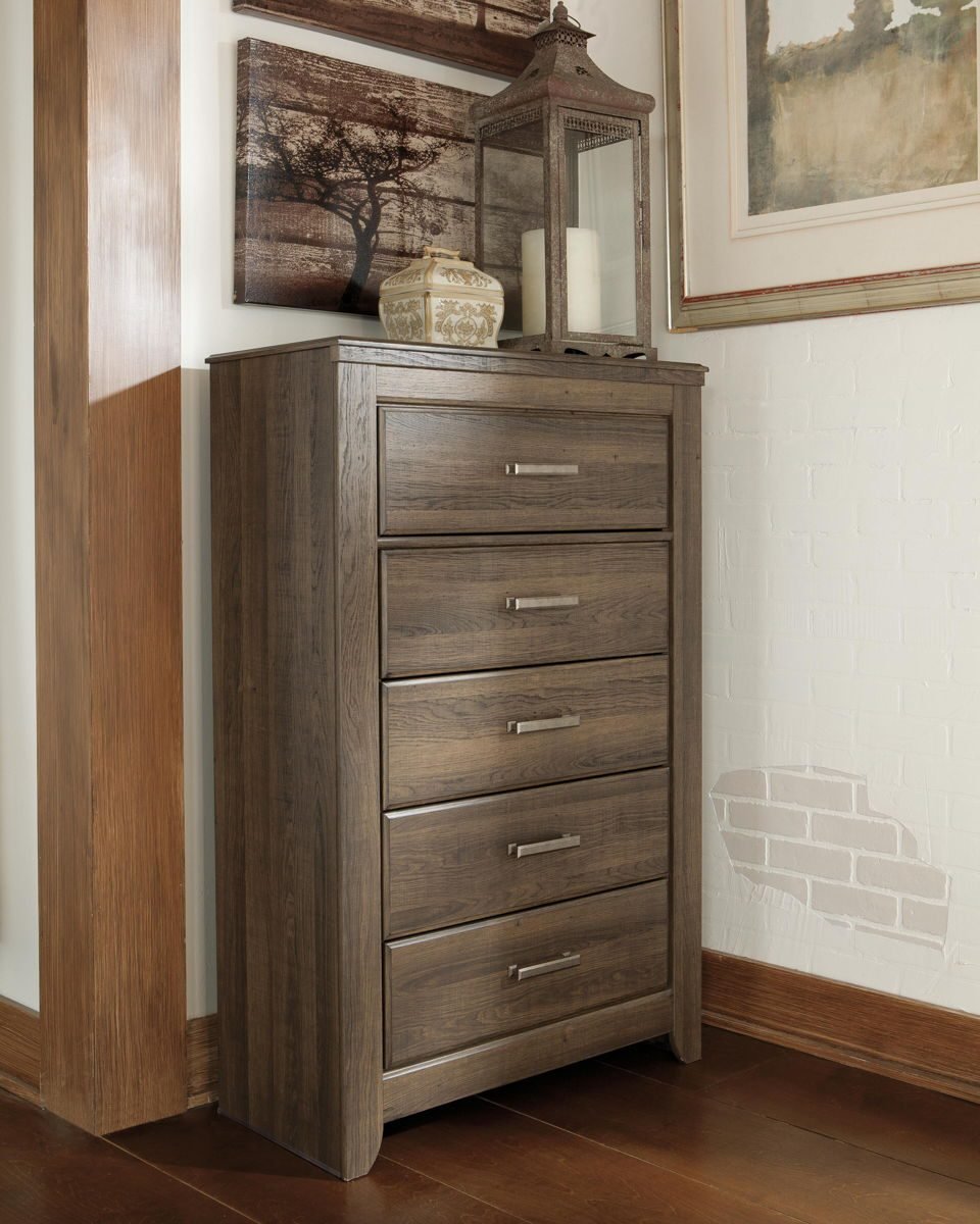 Juararo - Five Drawer Chest - Dark Brown - Image 4