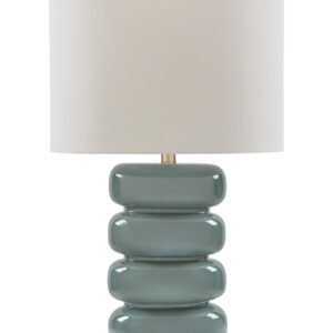 Clayard - Ceramic Table Lamp - Gray Blue